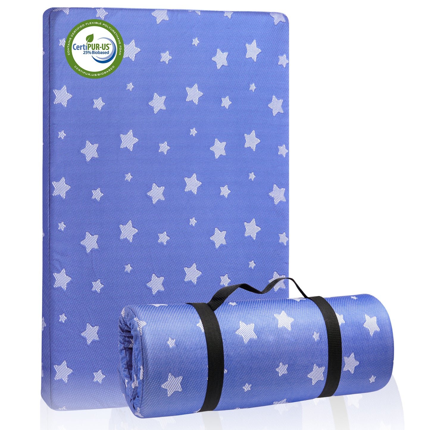 Lilian&Gema Pack and Play Mattress 38"x26"x1.5", Portable Crib Mattress for Playpen, Pack N Play Mattress Topper, Soft Breathable Memory Foam with Waterproof Washable Cover for Baby Toddler