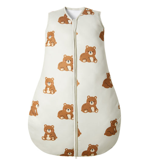 Lilian&Gema Baby Sleep Sack 18-24 Months, 2.5 Tog Winter Baby Wearable Blanket, Sleeveless Infant Sleeping Sack 2-Way Zipper Cotton Fabric Warm Infant Essentials for Boy Girl
