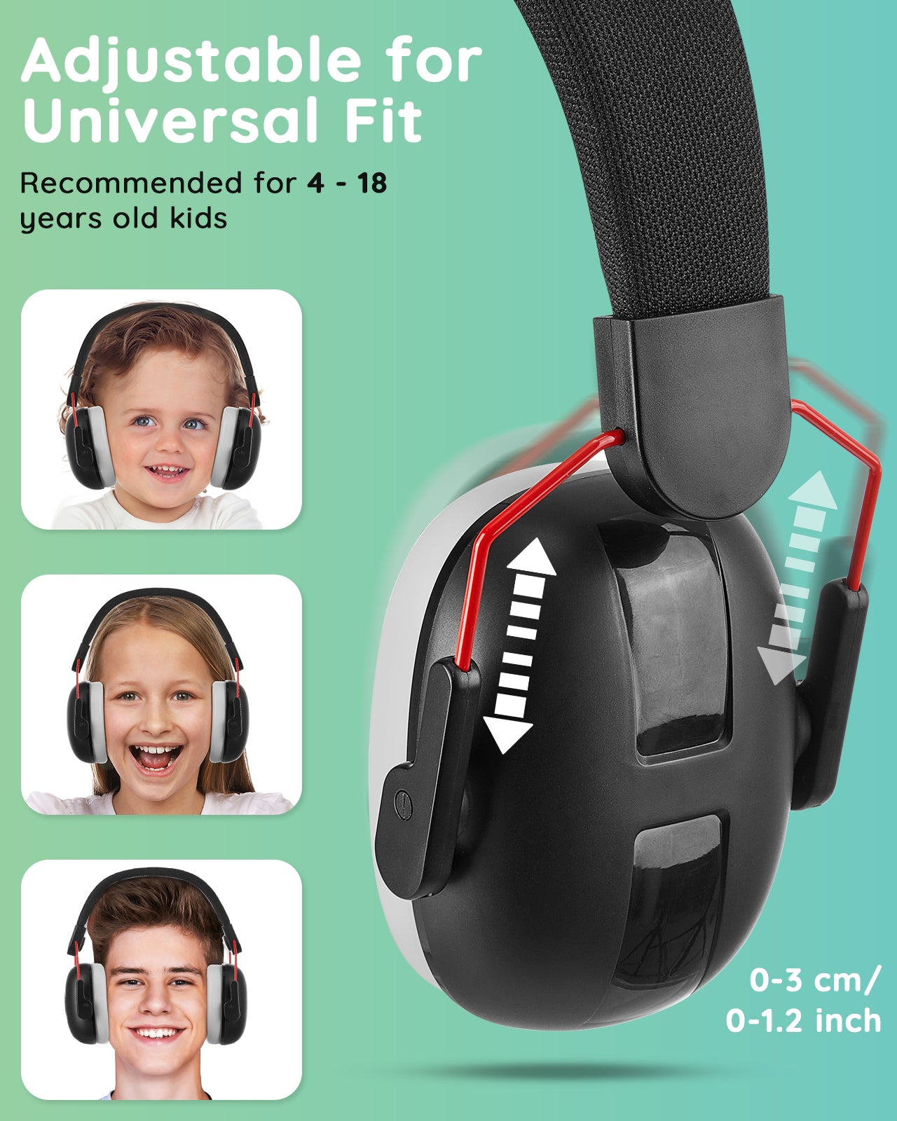 Lilian&Gema Noise Cancelling Headphones for Kids