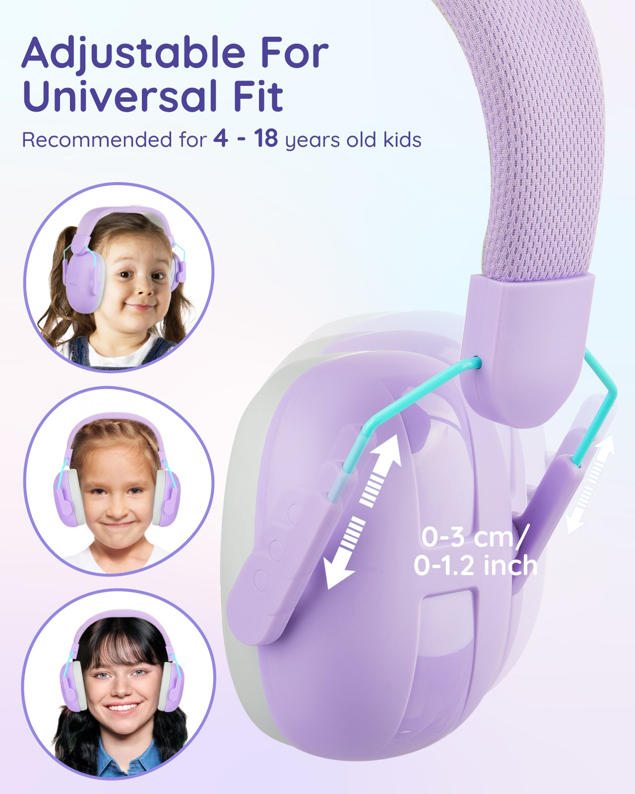 Lilian&Gema Noise Cancelling Headphones for Kids