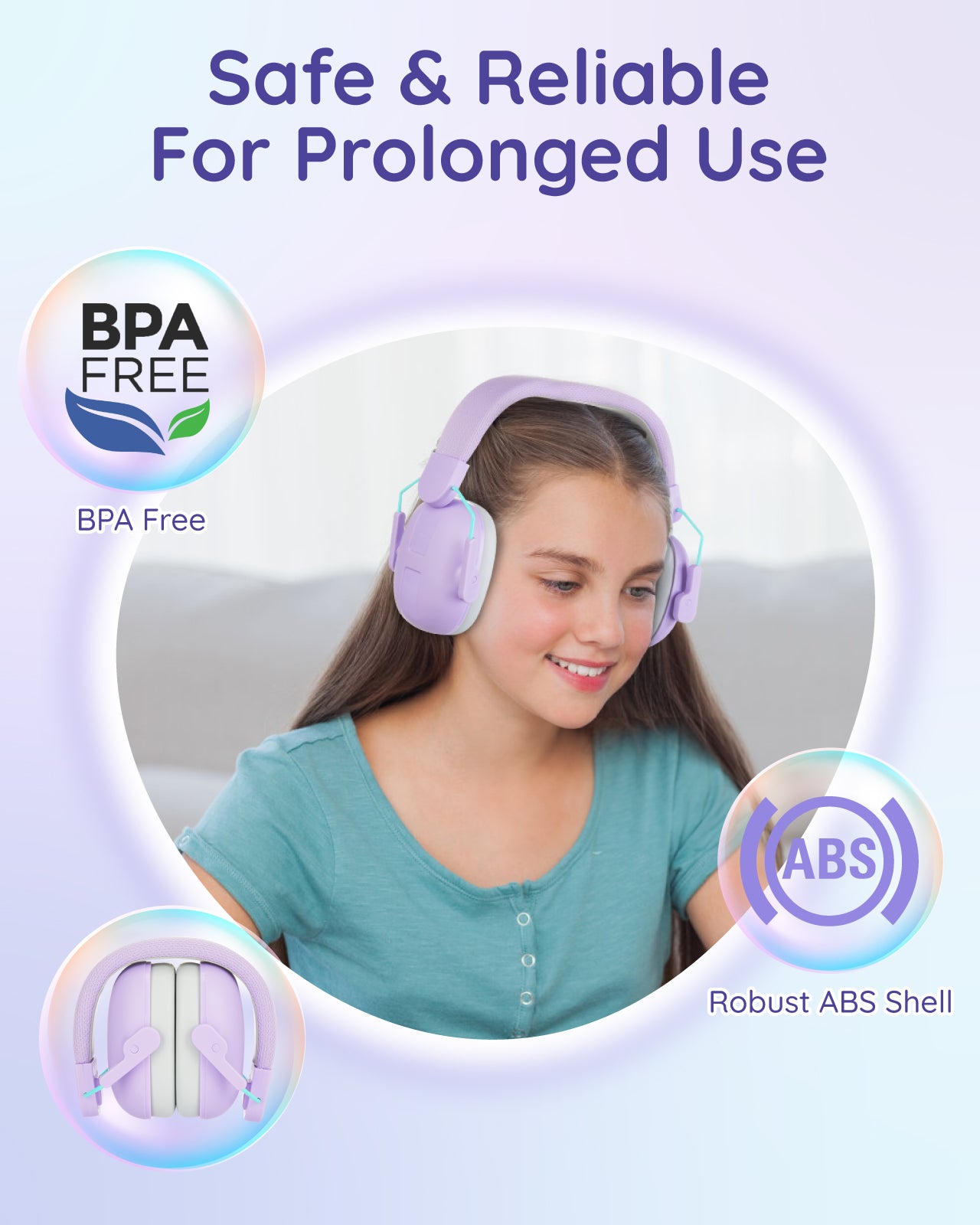 Lilian&Gema Noise Cancelling Headphones for Kids