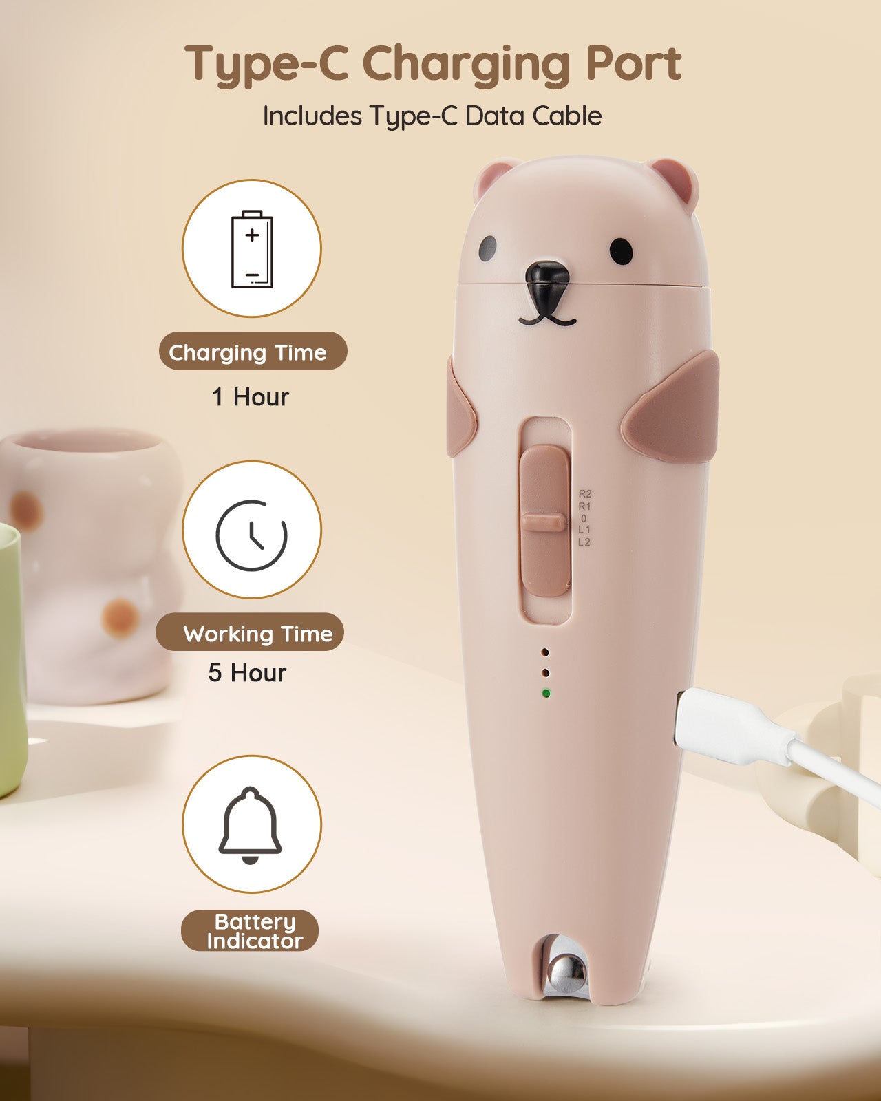 Lilian&Gema Baby Healthcare and Grooming Kit, 28-in-1 Rechargeable Nail Trimmer Electric Set, Dual Auto Light Baby Nail Care Kit, Portable Newborn Nursery Health Care Set for Infant Toddlers Boy Girl